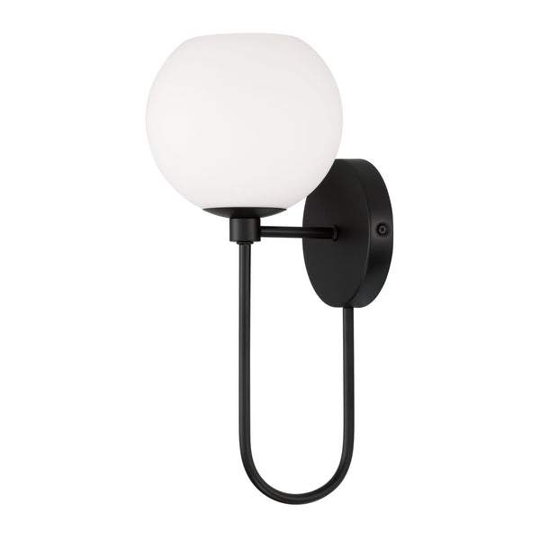 Cahya 6.5" One Light Wall Sconce, Matte Black
