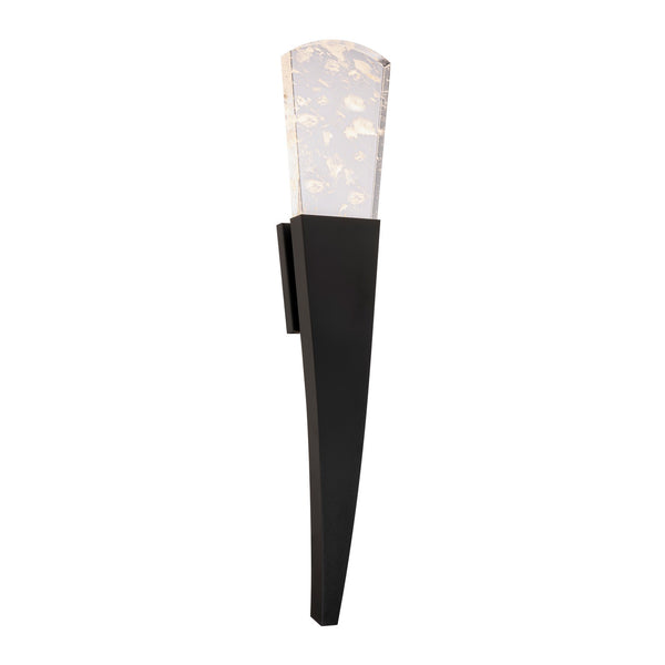 Embrace 6.5'' LED Wall Sconce, Black with Clear Optic Crystal - Main Product Image.jpg
