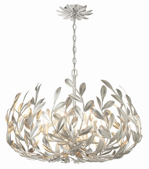 Laurel 27'' Six Light Chandelier, Antique Silver - Main Product Image.jpg