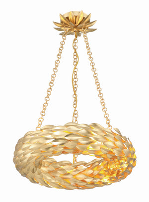 Laurel 18'' Six Light LED Chandelier, Antique Gold - Main Product Image.jpg