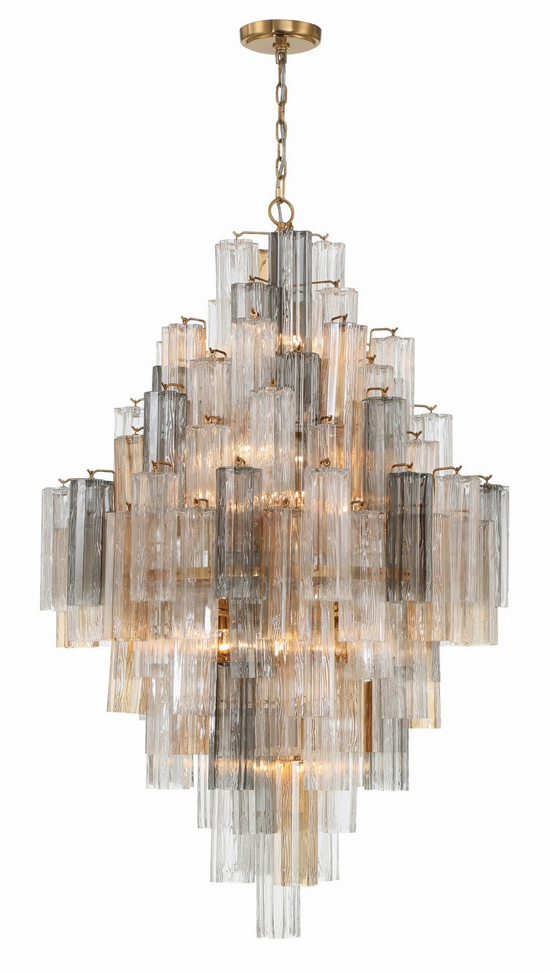 Adler 31.5'' 20 Light Chandelier, Aged Brass Autumn - Main Product Image.jpg