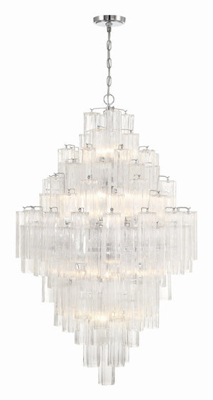 Adler 31.5'' 20 Light Chandelier, Chrome Clear - Main Product Image.jpg