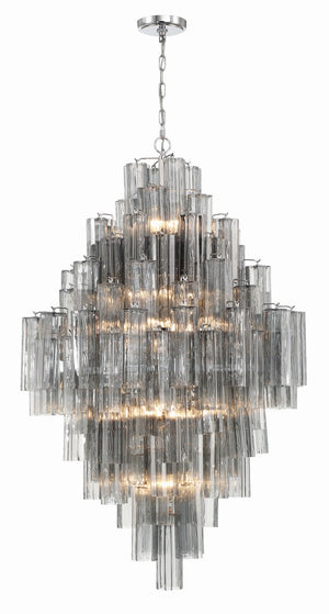 Adler 31.5'' 20 Light Chandelier, Chrome Smoke - Main Product Image.jpg