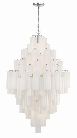 Adler 31.5'' 20 Light Chandelier, Chrome White - Main Product Image.jpg