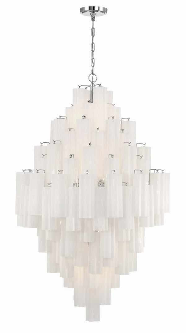 Adler 31.5'' 20 Light Chandelier, Chrome White - Main Product Image.jpg