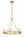 Araceli 22.75'' 6 Light LED Chandelier, Soft Brass White - Main Product Image.jpg