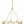 Araceli 34.75'' 10 Light LED Chandelier, Soft Brass White - Main Product Image.jpg