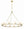 Araceli 46.75'' 12 Light LED Chandelier, Soft Brass White - Main Product Image.jpg