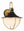 Atley 22'' Three Light Outdoor Wall Sconce, Matte Black / Textured Gold - Main Product Image.jpg