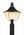 Atley 18.5'' One Light Outdoor Post Mount, Matte Black / Textured Gold - Main Product Image.jpg