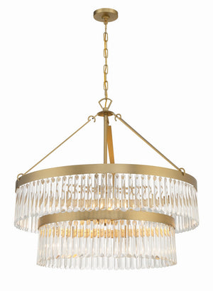 Emorick 32'' Nine Light Chandelier, Modern Gold - Main Product Image.jpg