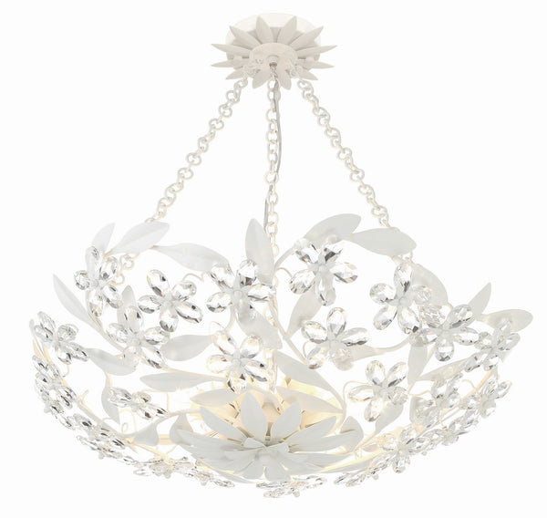 Marseille 24'' Six Light Semi Flush Mount, Matte White - Main Product Image.jpg