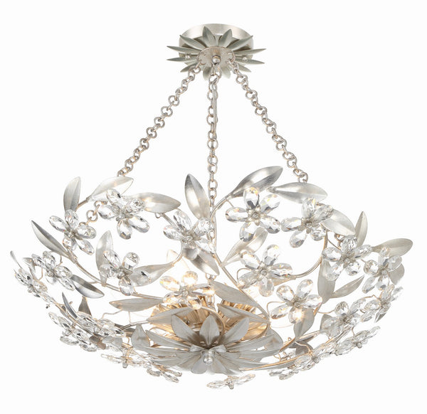 Marseille 24'' Six Light Semi Flush Mount, Antique Silver - Main Product Image.jpg