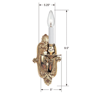 Gild 5'' One Light Wall Sconce, Polished Brass - Alternate Product Image 1.jpg