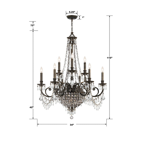 Consuela 34'' 12 Light Chandelier, English Bronze Alt 4.jpg