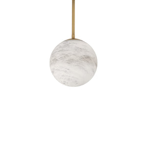 FM Modern 8'' LED Mini Pendant, Aged Brass - Main Product Image.jpg