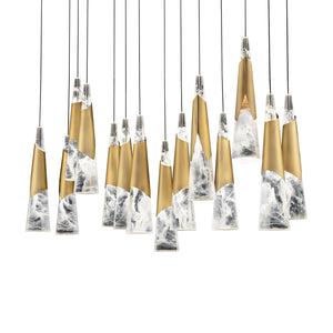 FM Modern 9.5'' LED Pendant, Aged Brass - Main Product Image.jpg