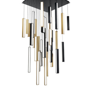 FM Modern 36'' LED Pendant, Black/Aged Brass and Black - Main Product Image.jpg