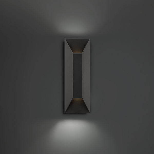 FM Modern 16'' LED Outdoor Wall Sconce, Black in 3000K - Main Product Image.jpg
