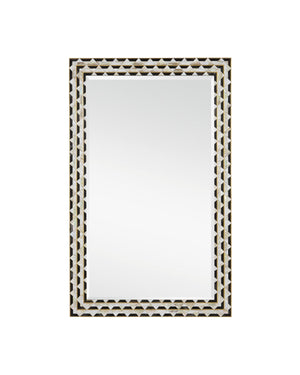 Macy Mirror, Natural/Brass/Mirror