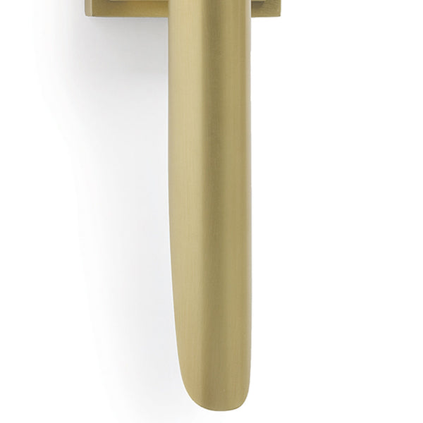 Redford 4" Two Lights Sconce, Natural Brass