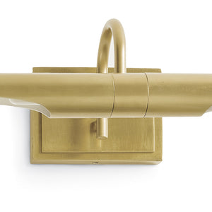 Redford 22" Two Lights Small Picture Light, Natural Brass