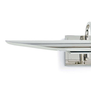 Redford 22" Two Lights Small Picture Light, Polished Nickel