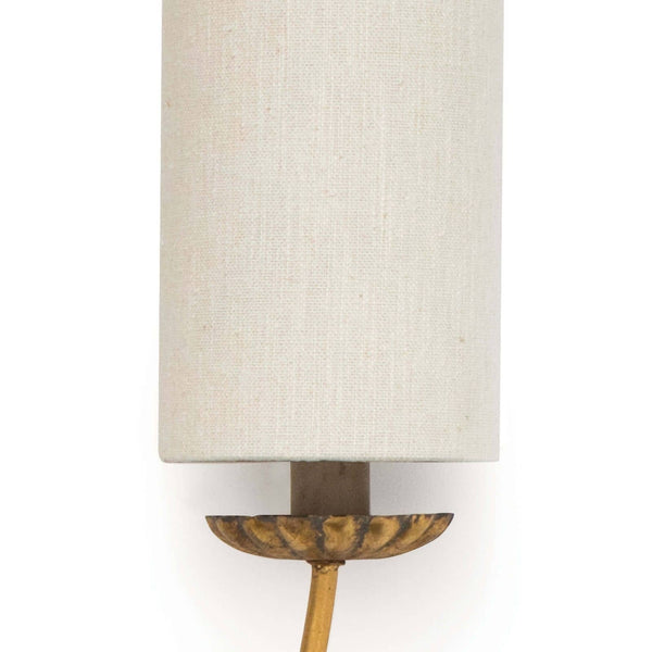 Louis 13" Two Lights Sconce, Antique Gold