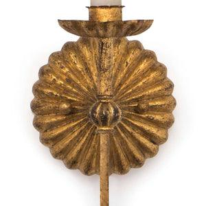 Clove 5" One Light Single Sconce, Antique Gold Leaf