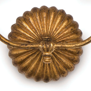 Clove 14" Two Lights Double Sconce, Antique Gold Leaf