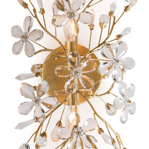 Cheshire 30" Four Light Sconce, Gold Leaf