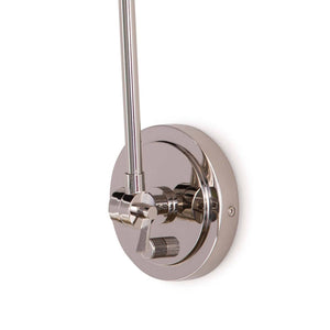 Sal 5" One Light Sconce, Polished Nickel