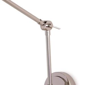 Sal 5" One Light Sconce, Polished Nickel