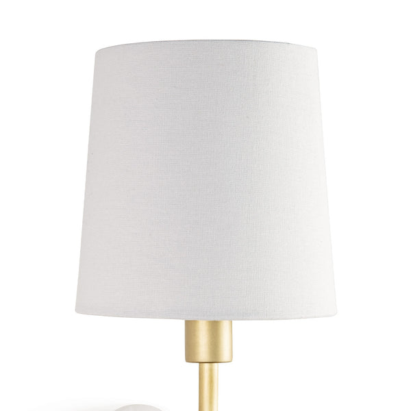 Camilla 6" One Light Bent Arm Sconce, Natural Stone