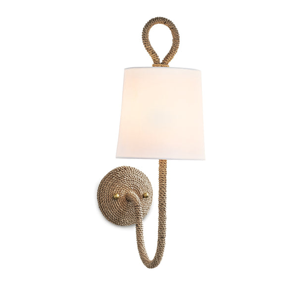 Bimini 7" One Light Single Sconce, Natural