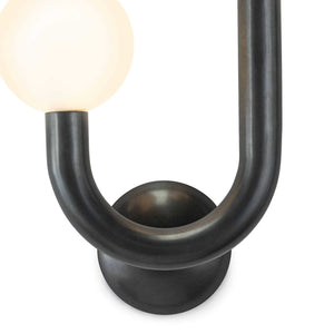 Happy 11" Two Lights Sconce Left Side, Oil Rubbed Bronze