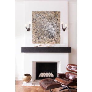 Happy 11" Two Lights Sconce Left Side, Oil Rubbed Bronze