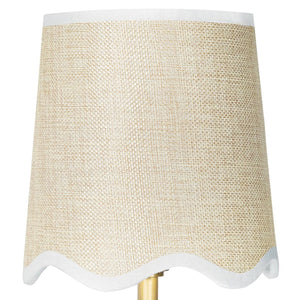 Ariel 6" One Light Sconce, Natural Brass