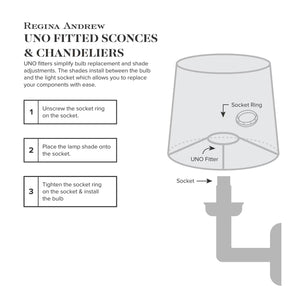 Ariel 6" One Light Sconce, Natural Brass
