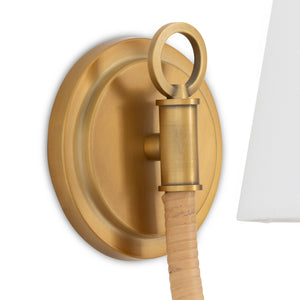 Treble 7" One Light Sconce, Natural