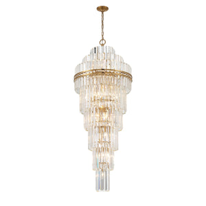 Hayworth 24'' 31 Light Chandelier, Aged Brass - Main Product Image.jpg