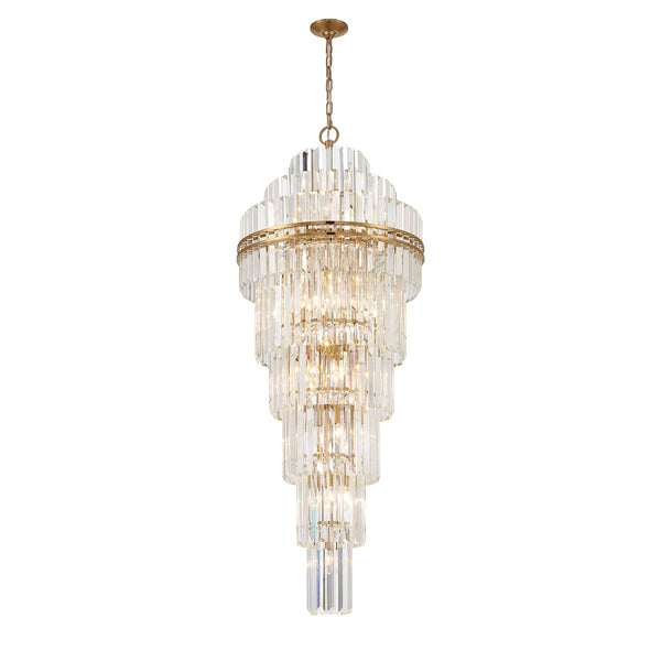 Hayworth 24'' 31 Light Chandelier, Aged Brass - Main Product Image.jpg