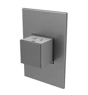 adorne® ARPTR201GM2 20A One-Gang Pop-Out Outlet, Magnesium