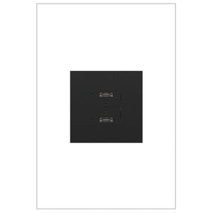adorne® ARUSB30PDG4 Ultra-Fast Plus Power Delivery USB Type-C/C Outlet Module, Graphite