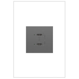 adorne® ARUSB30PDM4 Ultra-Fast Plus Power Delivery USB Type-C/C Outlet Module, Magnesium