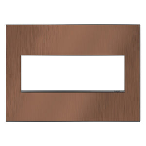 adorne® AWM3GCU4 Copper Three-Gang Screwless Wall Plate