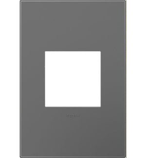 adorne® AWP1G2MG6 Magnesium One-Gang Screwless Wall Plate with Microban®