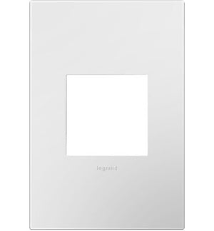 adorne® AWP1G2WH6 Gloss White One-Gang Screwless Wall Plate with Microban®
