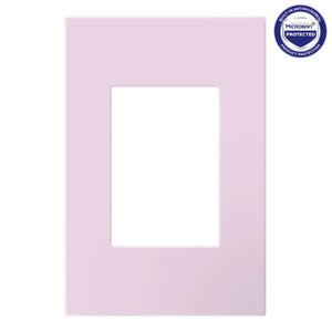 adorne® AWP1G3RA Rosa One-Gang Screwless Wall Plate with Microban®
