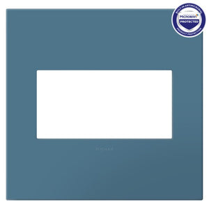 adorne® AWP2GMY Mystic Two-Gang Screwless Wall Plate with Microban®